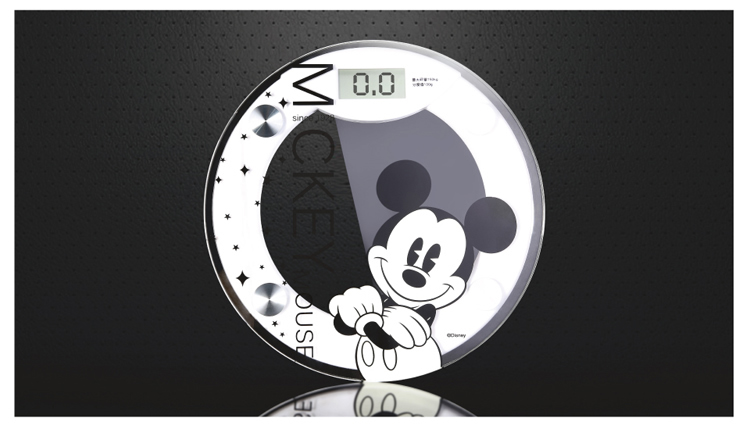 迪士尼米奇黑白经典电子秤